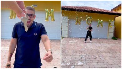 El Boni celebrando su nueva casa. (Captura de pantalla © Gabydiaz.r- Instagram)