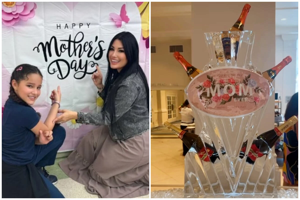 Heydy González celebró el Día de las Madres con su hija y su propia madre. (Captura de pantalla © Heydy González- Instagram)