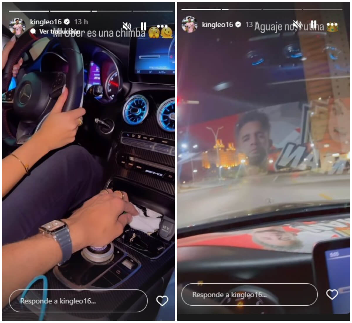 Historias de Leo Leyva. (Instagram)