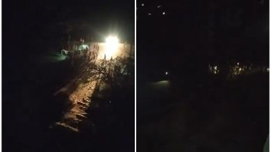 Imagen del pueblo en las calles durante el apagón. (Captura de pantalla © periodicocubano-TikTok)