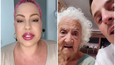 La Diosa envió regalo a la abuela Martha y su nieto Ariel. (Captura de pantalla © Diosacuba- Instagram/ La Diosa- Facebook)