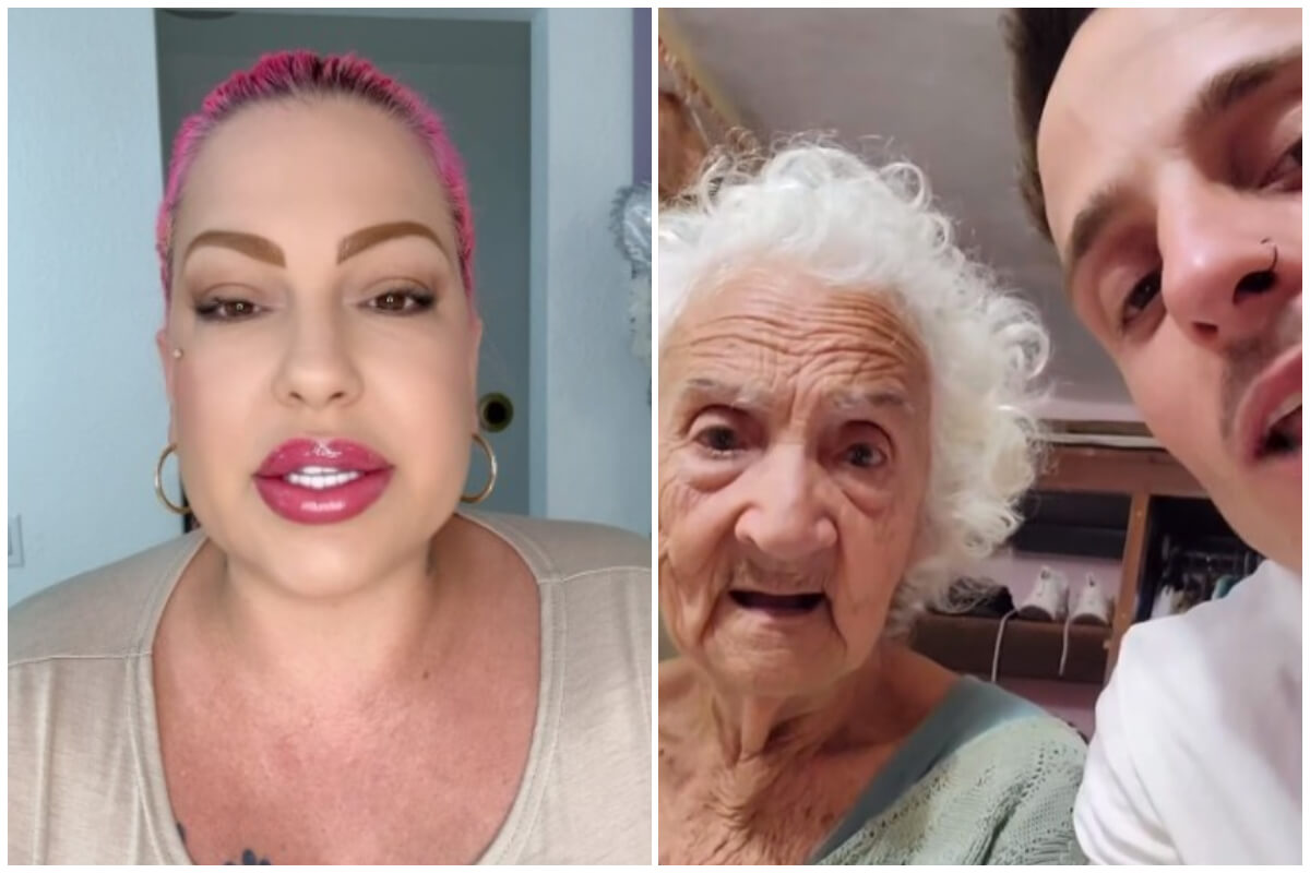 La Diosa envió regalo a la abuela Martha y su nieto Ariel. (Captura de pantalla © Diosacuba- Instagram/ La Diosa- Facebook)