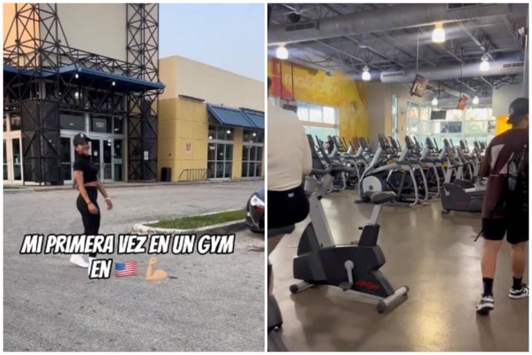 “¡Un lujo!”: Cubana nueva en EEUU no cree todo lo que tiene un gimnasio