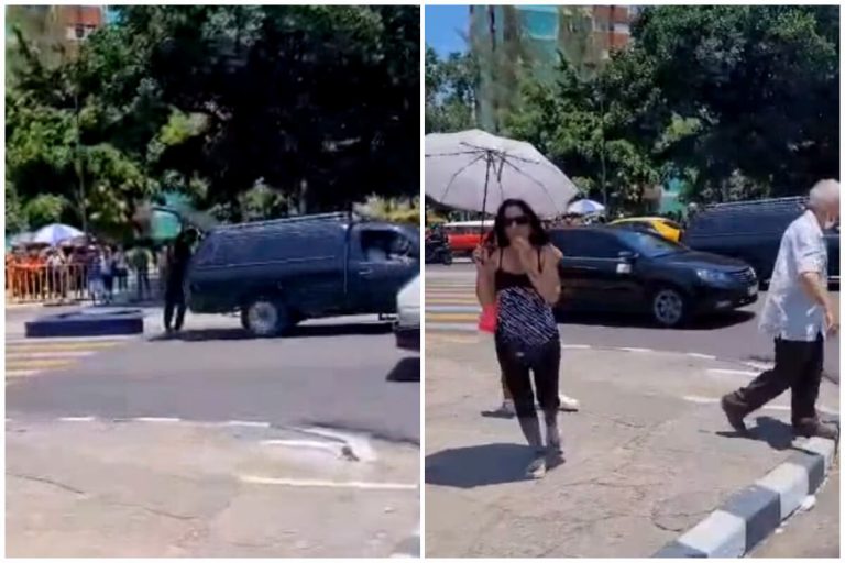Cae ataúd a plena avenida en Santiago de Cuba: el carro estaba en mal estado