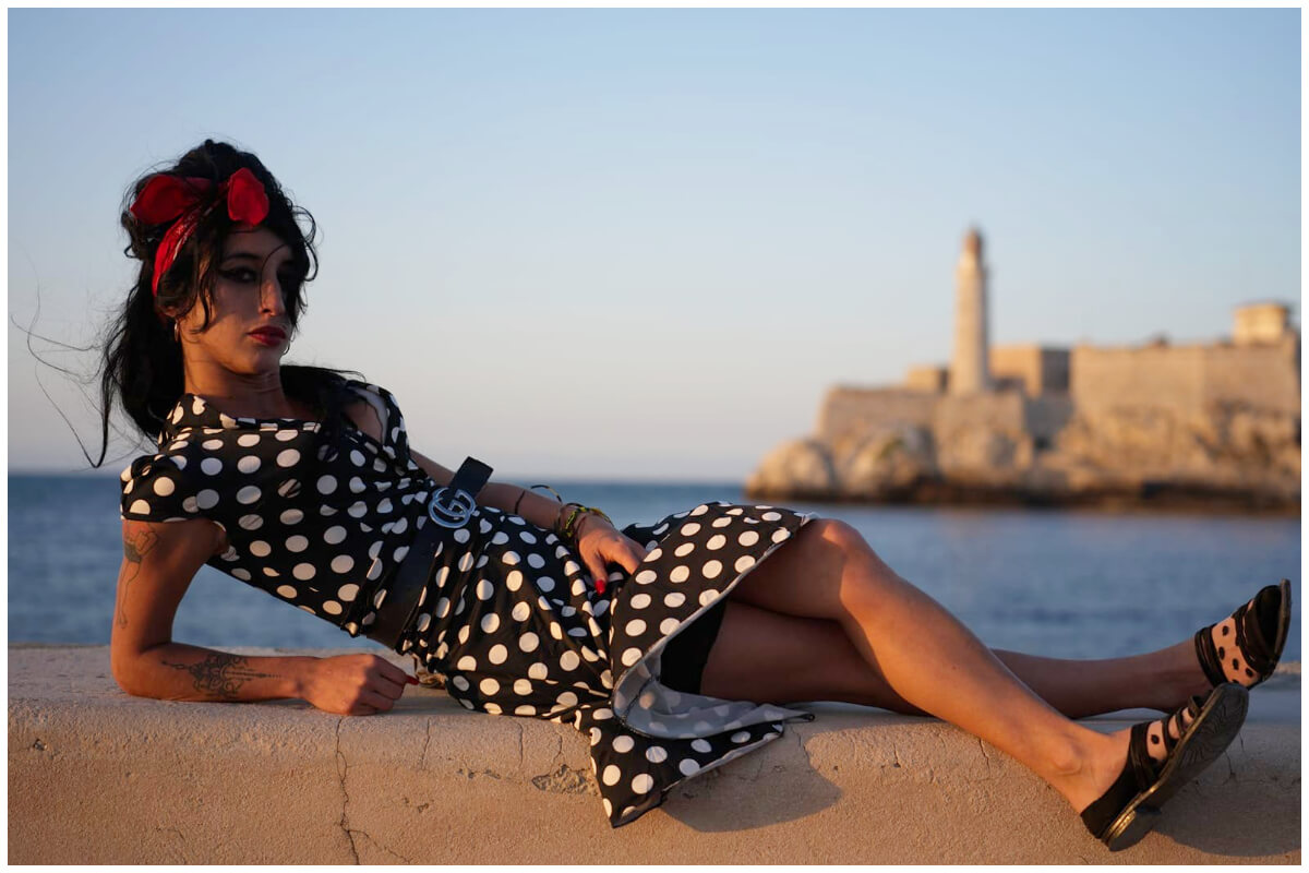 Lisandra Rodríguez se hizo famosa por vestirse como Amy Winehouse. (Foto © Lisandra Rodríguez- Facebook)