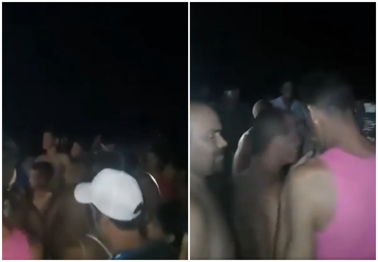 Manifestación en Baracoa por apagones. (Captura de pantalla © El Toque-Facebook)