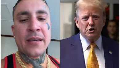 Osmani García defiende a Trump pese a su discurso xenofóbico. (Captura de pantalla © Osmani García- Instagram/ NTN24- YouTube)