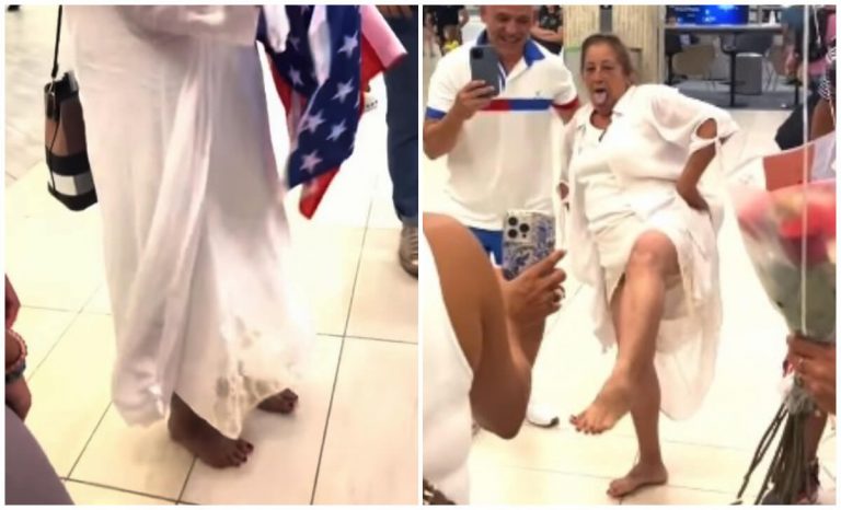 Cubana llega descalza a EEUU y la critican por “vulgar”: “Se trajo el solar”