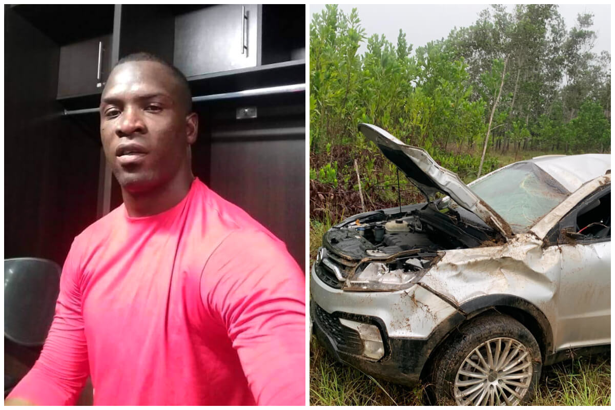 Beisbolista cubano Noelvis Entenza se accidentó con su familia. (Foto © Noervys Entenza González- Facebook)