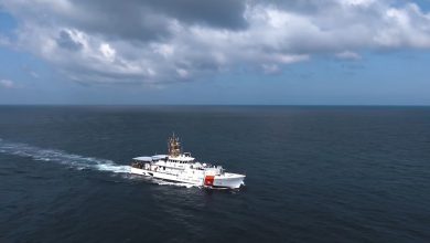 La USCG buscó a los balseros por varios días, pero no tuvo éxito. (Captura de pantalla © U.S. Coast Guard-Youtube)