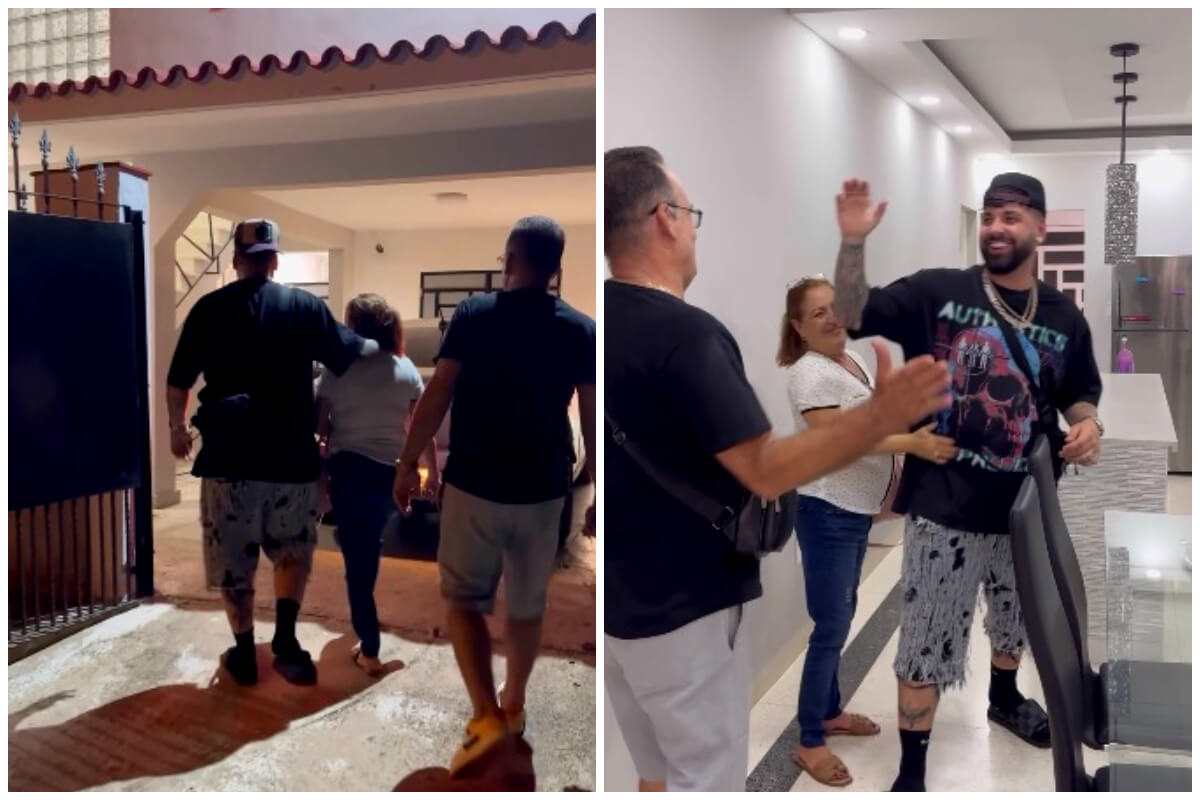 Charly le compró una lujosa casa a sus padres en Cuba. (Captura de pantalla © Eselcharly- Instagram)