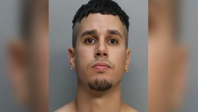 Cubano arrestado por vandalismo en Miami. (Foto © Miami-Dade Corrections and Rehabilitation)