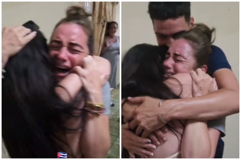 ¡Emotivo! Cubana sorprende a su madre en Cuba tras años sin verla