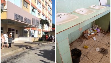 Hospital Vladimir Ilich Lenin en Holguín en pésimas condiciones. (Captura de pantalla © Elena Grajales íñiguez- YouTube/ Yaide Gómez- Facebook)