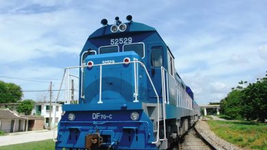 Imagen ilustrativa de un ferrocarril en la Isla. (Captura de pantalla © Cuban News Agency-YouTube)