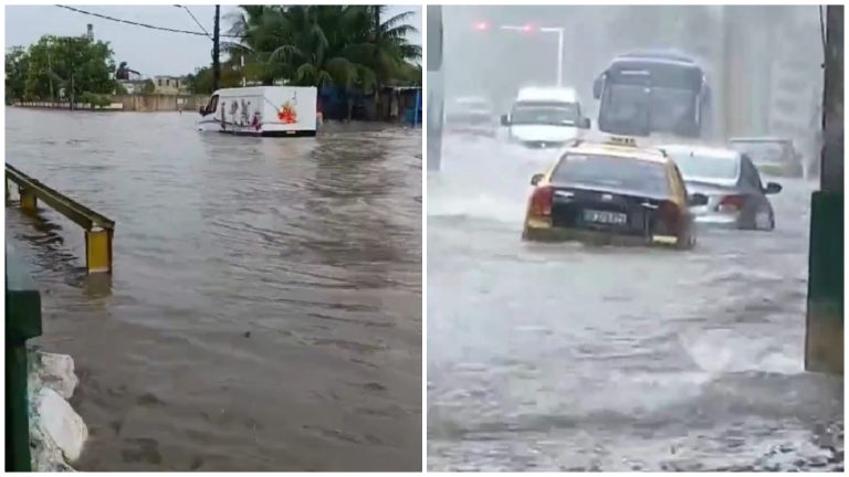 La Habana termina inundada por el mal alcantarillado y las fuertes lluvias