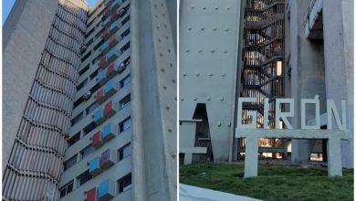 Imagen del edificio Girón en La Habana. (Captura de pantalla © Viajando Aprendes – YouTube)