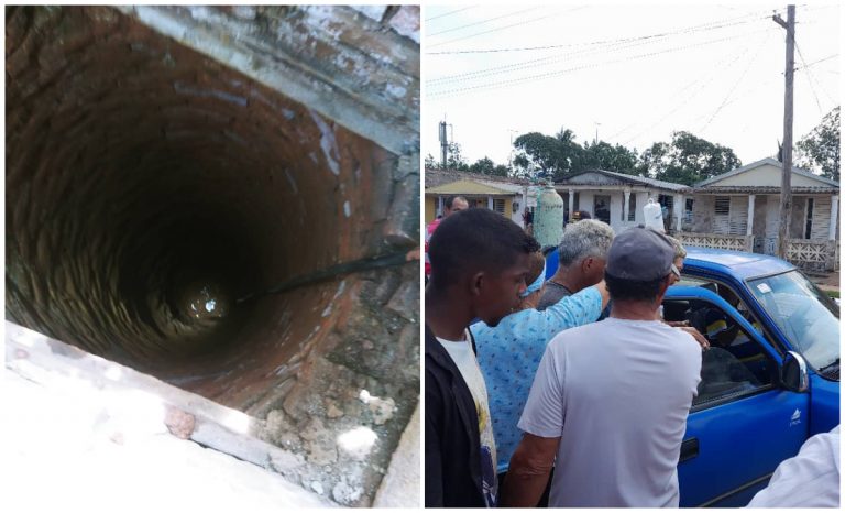 Hombre es rescatado de un pozo de 25 metros de profundidad en Pinar del Río