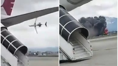 Mortal accidente de avión en Nepal. (Captura de pantalla © Renu Bala JKCHANNEL-Twitter)