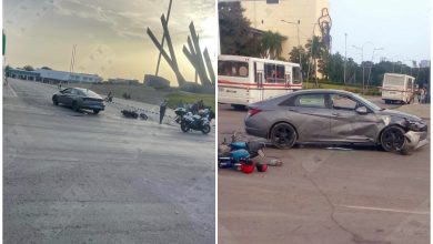 Accidente de tránsito en Santiago de Cuba. (Foto © Yosmany Mayeta Labrada-Facebook)
