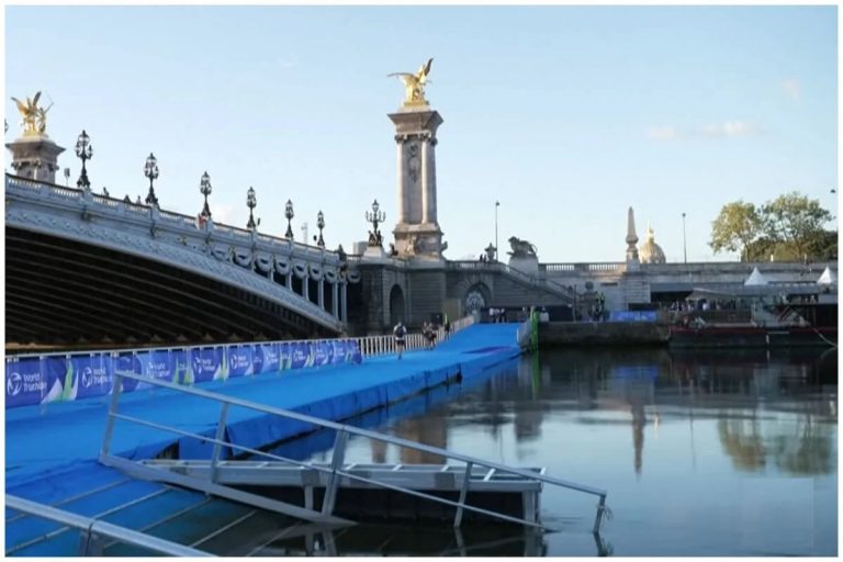 París 2024: posponen prueba de Triatlón por mala calidad del agua en el Sena
