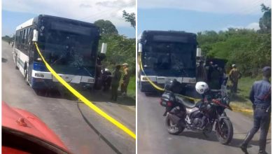 Anciano fallece tras ser impactado por ómnibus en Granma. (Foto © La Tijera-Facebook)