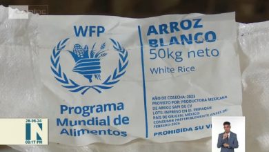 Arroz blanco donado por Mongolia. (Captura de pantalla © Canal Caribe Alterno-YouTube)