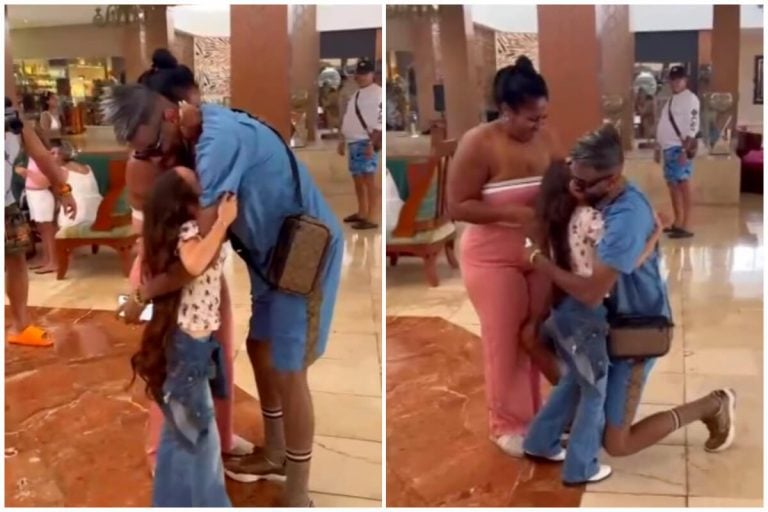 El Yonki se reencuentra con su hija en reunión sorpresa en Punta Cana