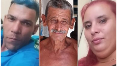 Fotos del agresor y dos de sus víctimas. (Foto © Yumary Morales Guerra-Facebook)