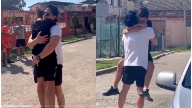 Niño cubano recibe la visita sorpresa de su papá. (Captura de pantalla © Anthonyfernandez2012- TikTok)