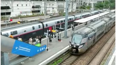 SNCF, la compañía francesa de trenes confirmó que incomunicaron a París. (Captura de pantalla © TF1 Info- YouTube)