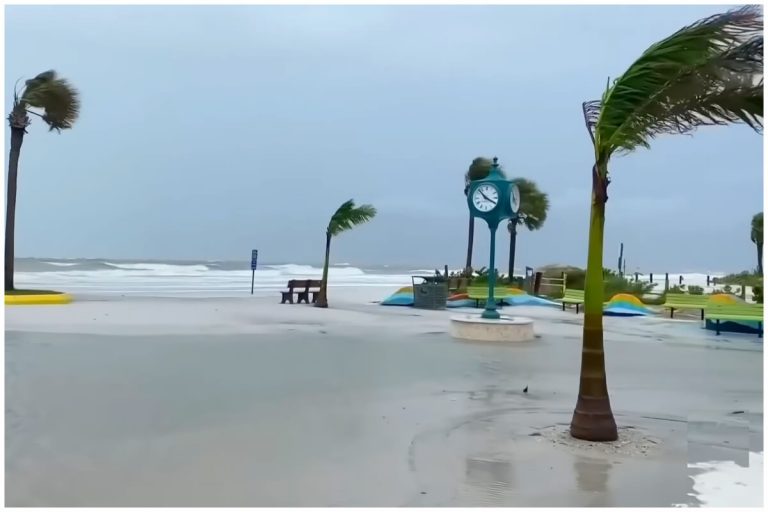 ‘Debby’ toca tierra en Florida como huracán: deja fuertes inundaciones