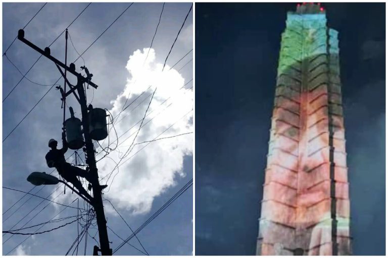 En medio de apagones régimen proyecta gigante la imagen de Fidel Castro