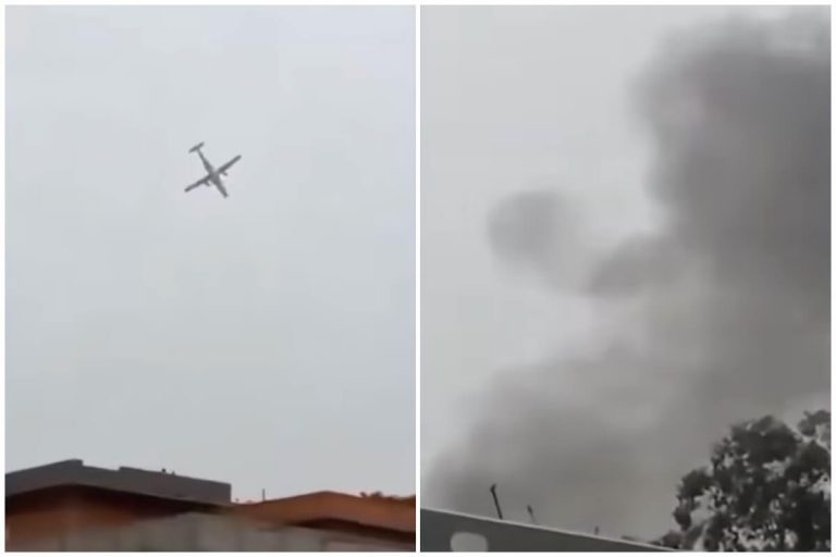 Recuperan caja negra del avión que se estrelló en Brasil sin dejar sobrevivientes