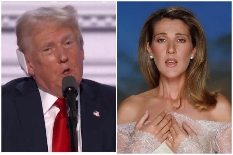 Céline Dion denuncia que Trump usó una canción suya en su campaña sin permiso