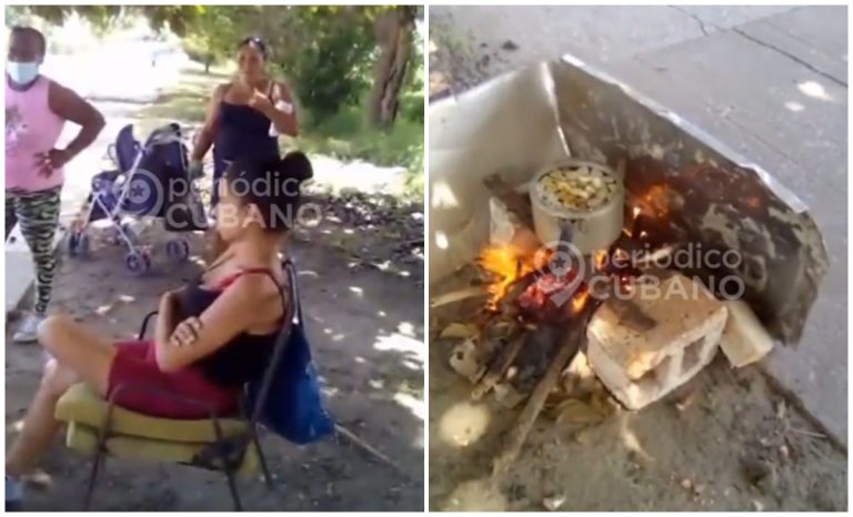 Familia cubana con dos bebés vive en la calle tras derrumbe en La Habana