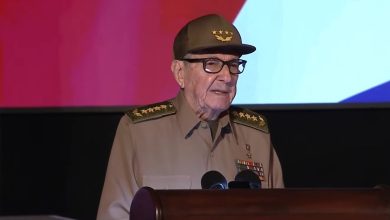 Imagen de Raúl Castro durante un discurso en Cuba. (Captura de pantalla © Presidencia Cuba-YouTube)