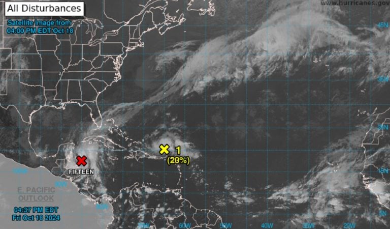 Expertos advierten sobre un potencial ciclón tropical en el Caribe