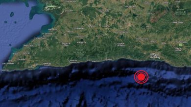 Lugar del epicentro del sismo. (Imagen © CENAIS-Cuba-Twitter)