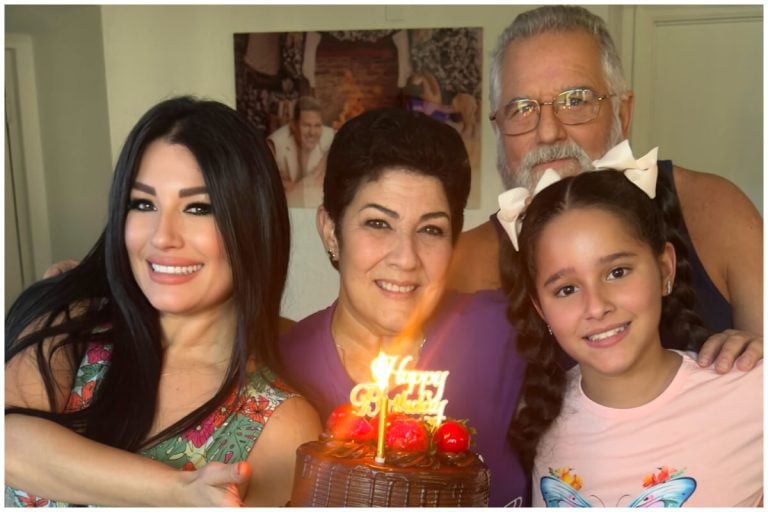 Heydy González celebra el primer cumpleaños de su mamá fuera de Cuba
