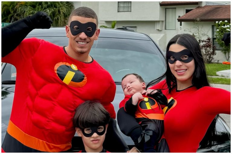 ¡Increíble disfraz! Bebeshito y su familia listos para su primer Halloween en EEUU