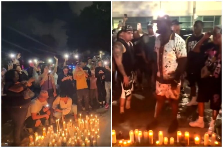 Así se vivió vigilia por El Taiger en Miami: su eterno rival Chocolate MC asistió
