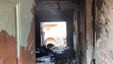 Imágenes del apartamento luego del incendio. (Captura de pantalla © NBC Miami-Web)