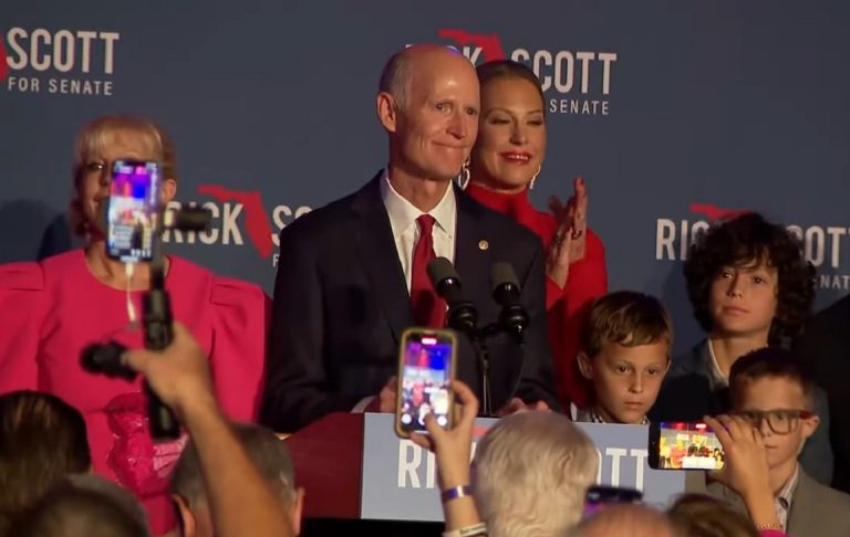 Rick Scott es reelecto como represenante de Florida en el Senado