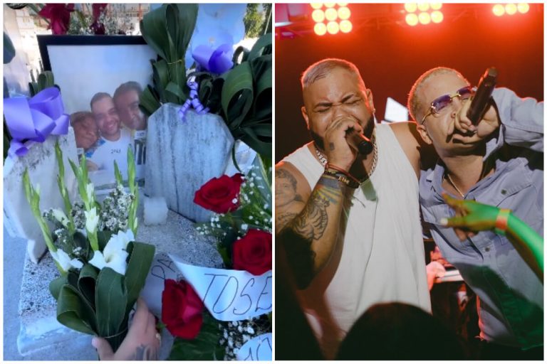 Yomil les lleva flores a El Dany y El Taiger: “Prohibido olvidar”
