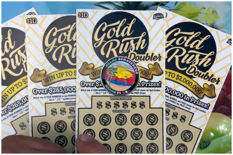 Lotería de Florida: afortunado ganador se lleva 1 millón de dólares con raspadito