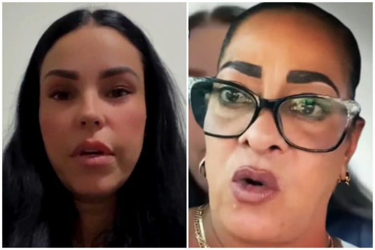 Tía de Damián Valdez llama “delincuente” a El Taiger y Teresa le responde