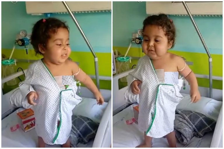 ¡Conmovedor! Niña cubana Amanda se recupera y da sus primeros pasos