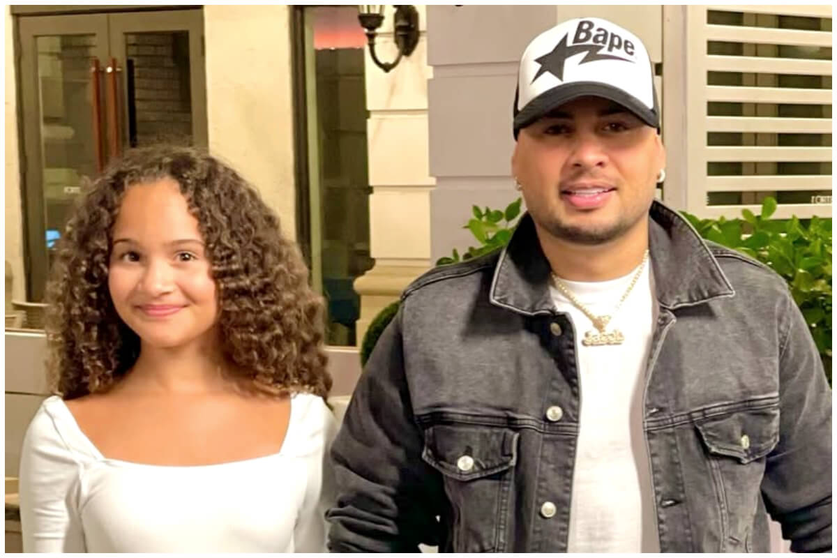 Jacob Forever y su hija Laira, quien cumplió 15 años. (Captura de pantalla: Jacobforever- Instagram)