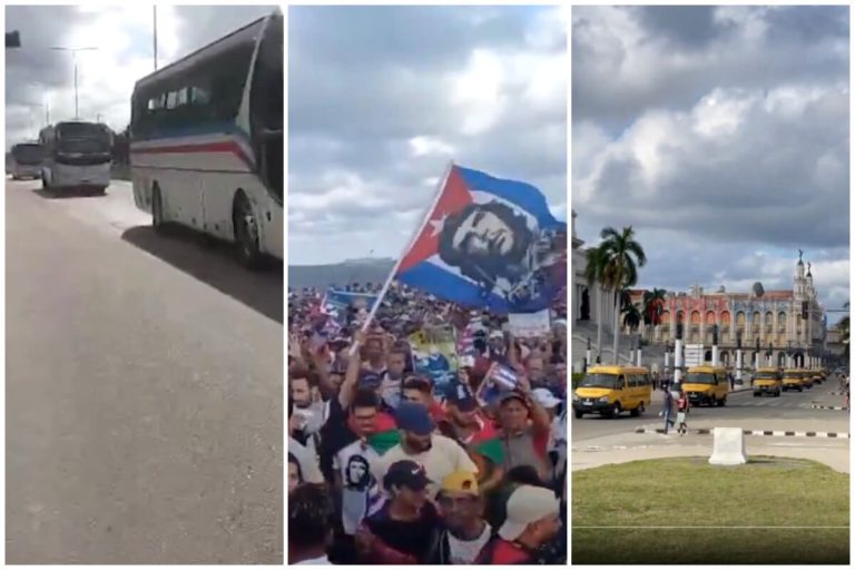“Para eso sí hay combustible”: régimen celebra marcha masiva en plena crisis energética